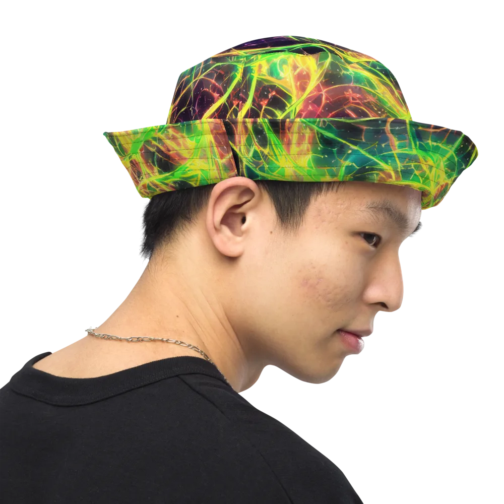 Inferno Veins on Reversible Bucket Hat — Right Outside