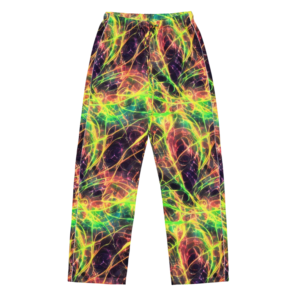 Inferno Veins on Women's Pajama Pants — Front