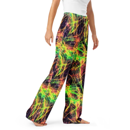 Inferno Veins on a Women's Pajama Pants