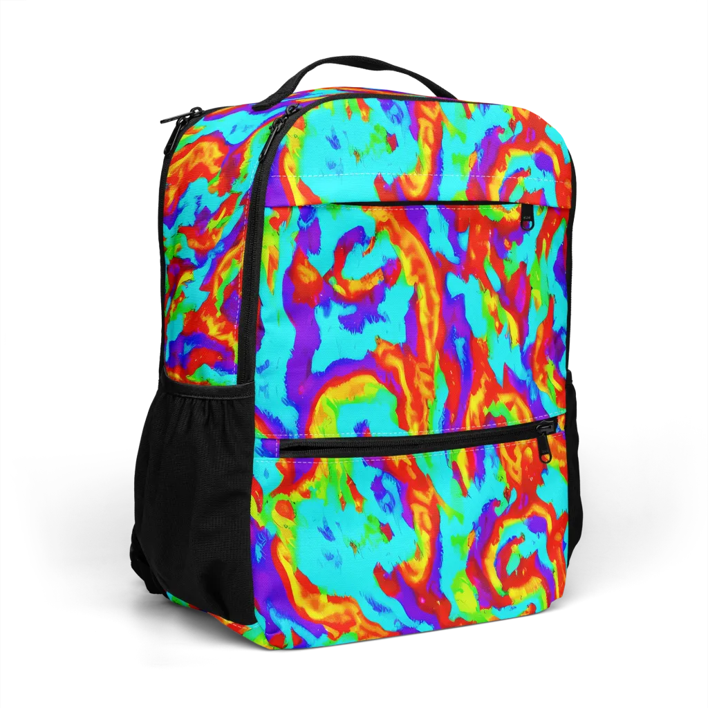 Candy Riot on Utility Backpack — Right Front