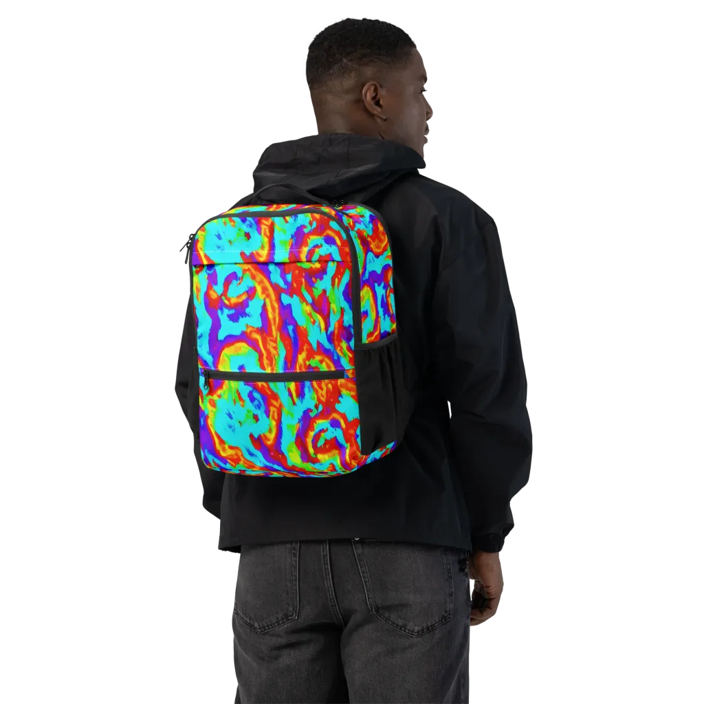 Candy Riot on Utility Backpack — Back