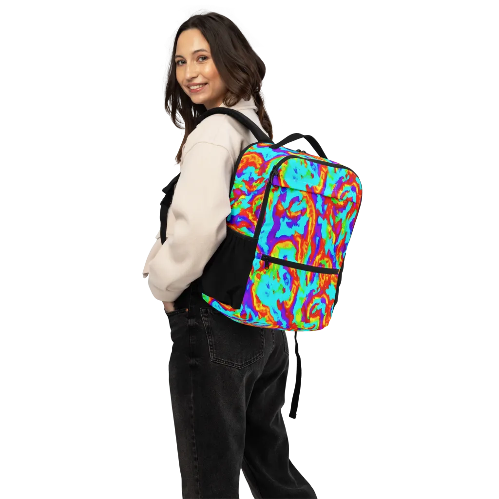 Candy Riot on Utility Backpack — Back