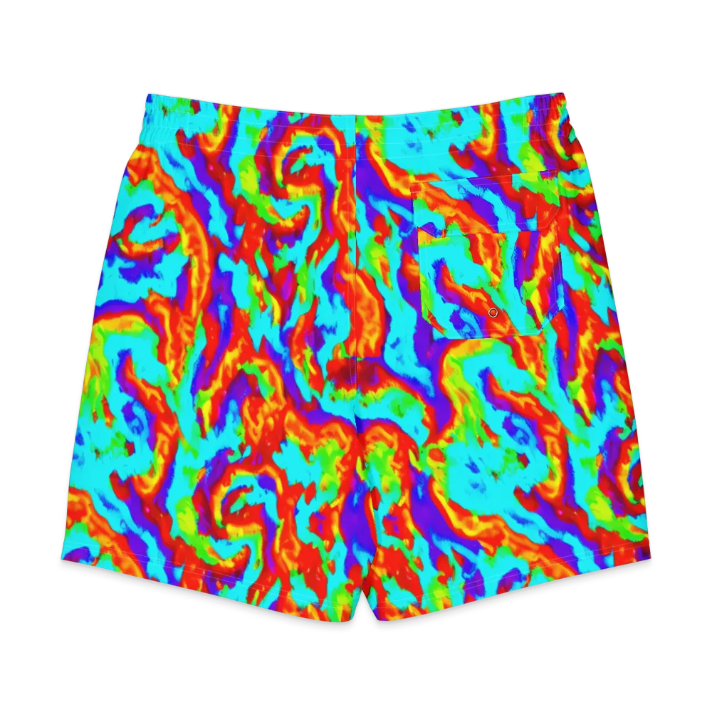 Candy Riot on Men's Board Shorts — Back