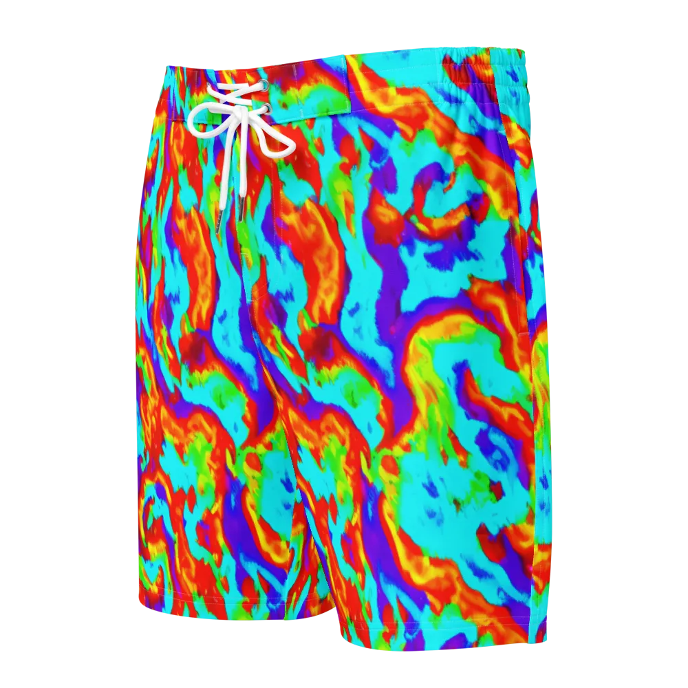 Candy Riot on Men's Board Shorts — Front