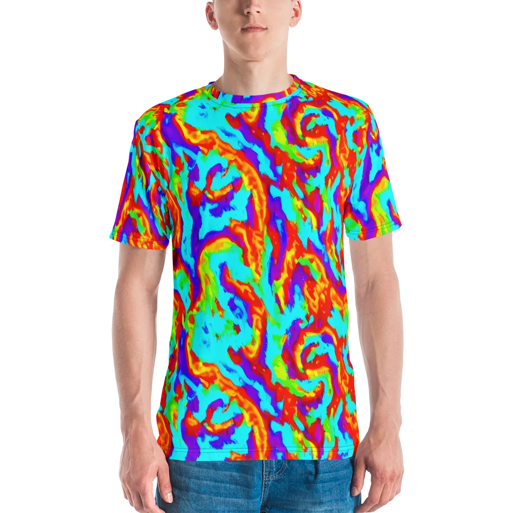 Candy Riot on Men's Crew Neck T-Shirt — Front