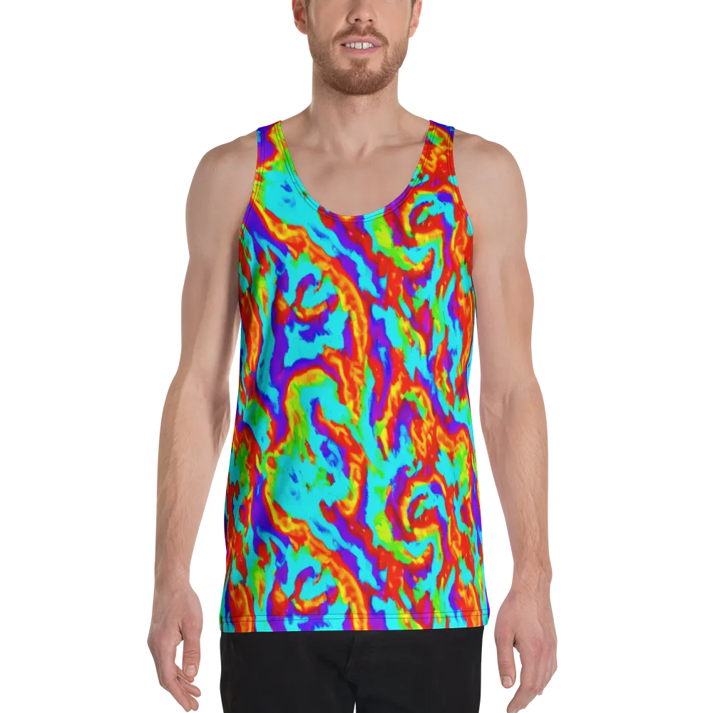 Candy Riot on Men's Tank Top — Front