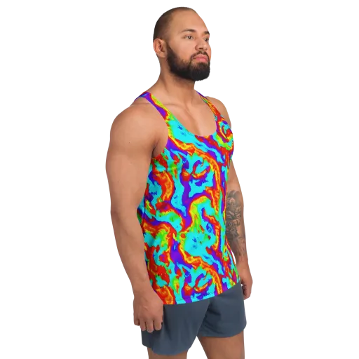 Candy Riot on a Men's Tank Top