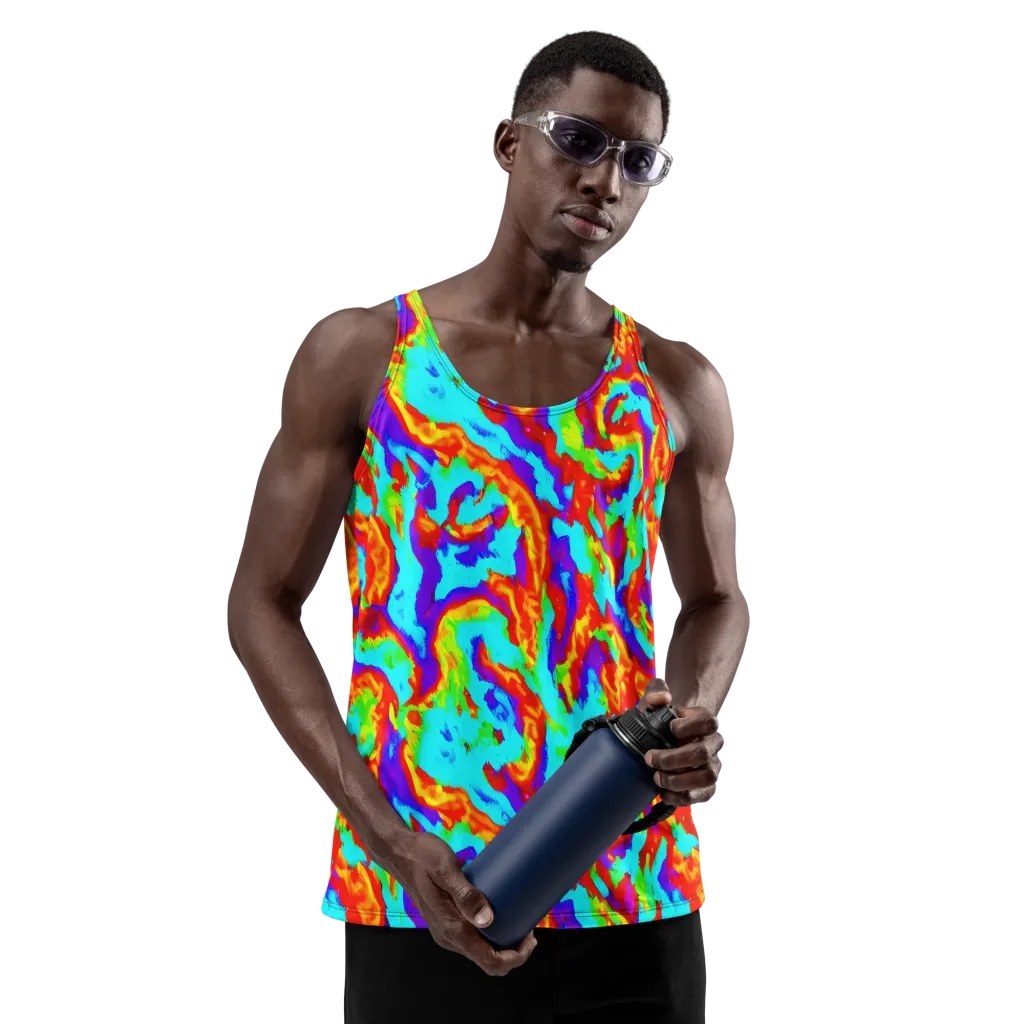 Candy Riot on Men's Tank Top — Front