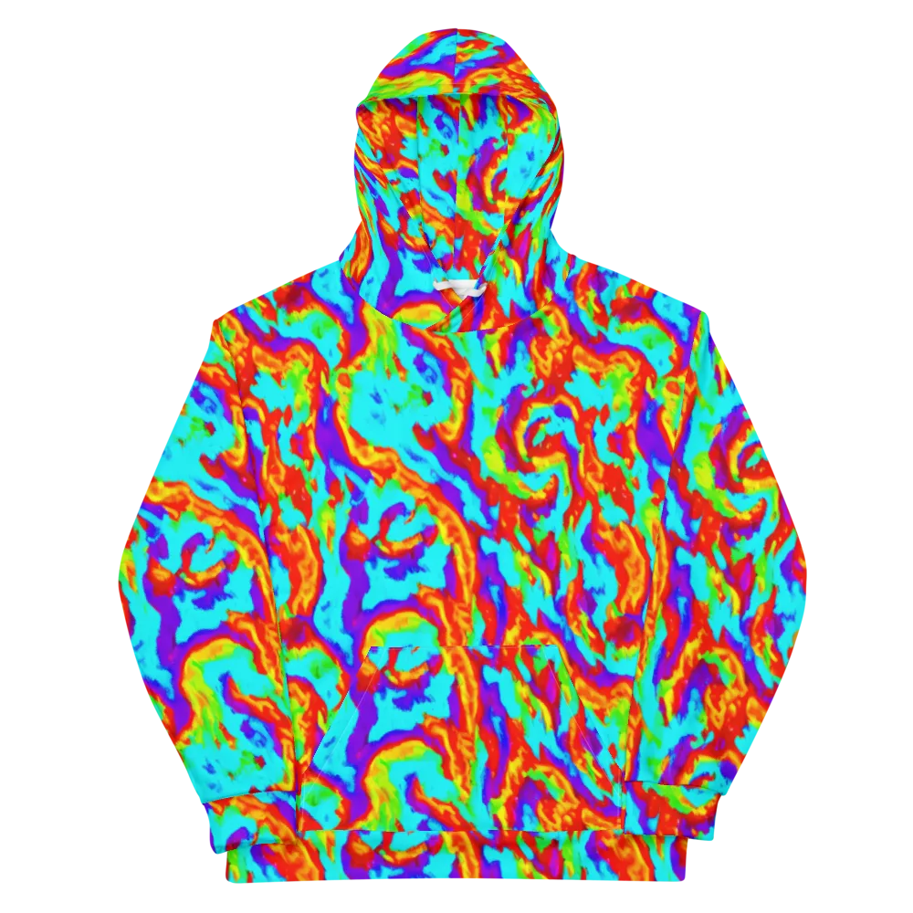 Candy Riot on Cotton Hoodie — Front