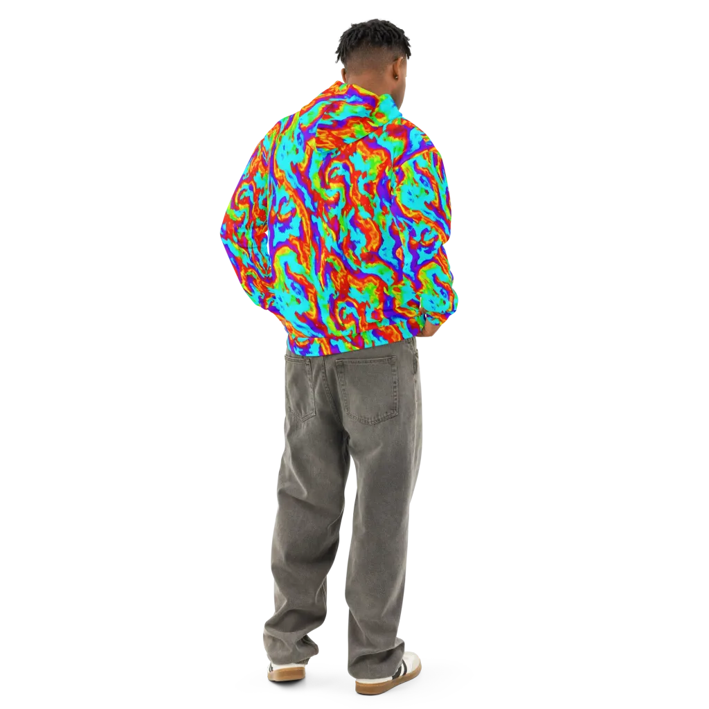 Candy Riot on Cotton Hoodie — Back