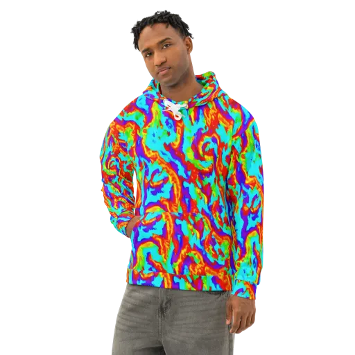 Candy Riot on a Cotton Hoodie