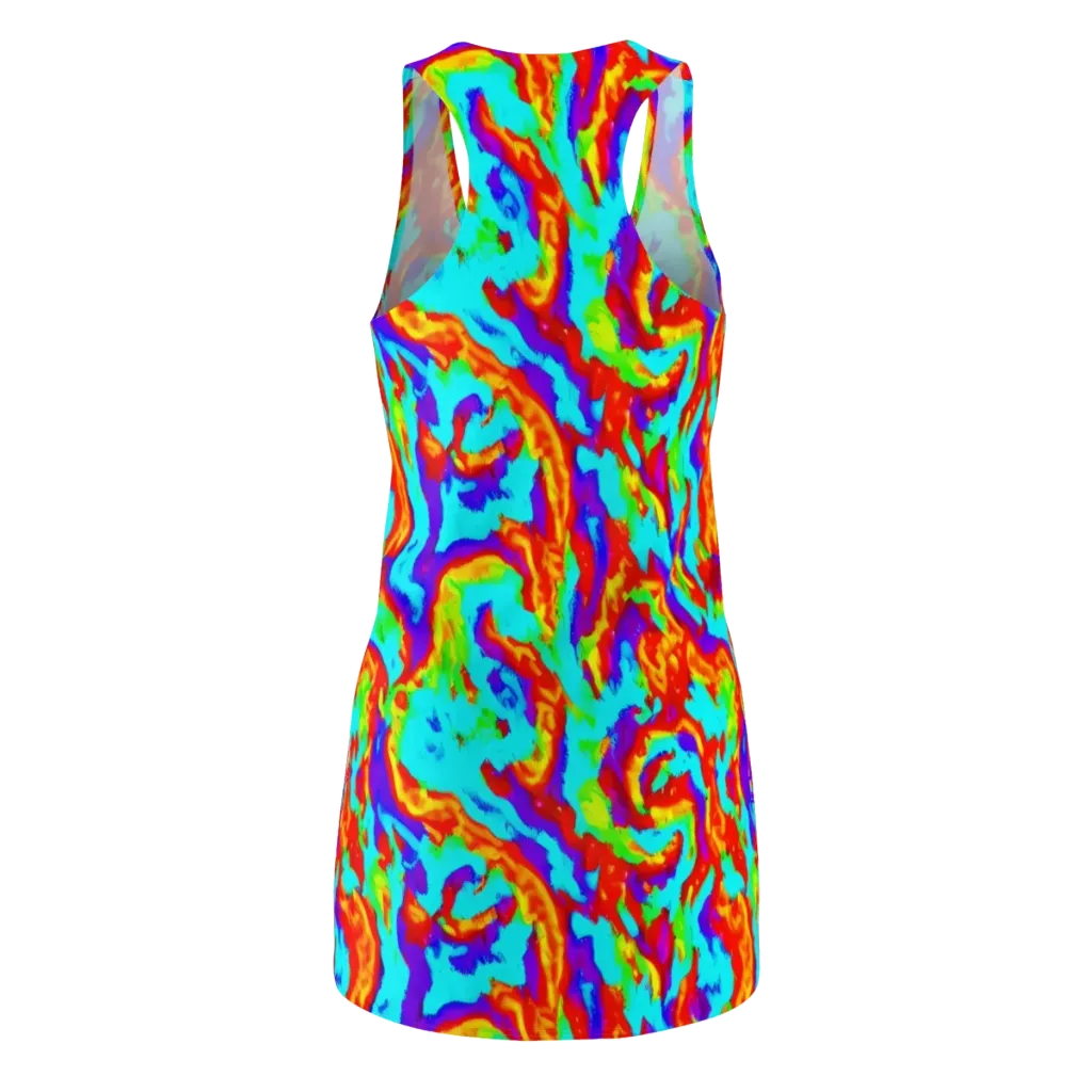 Candy Riot on Racerback Dress — Back
