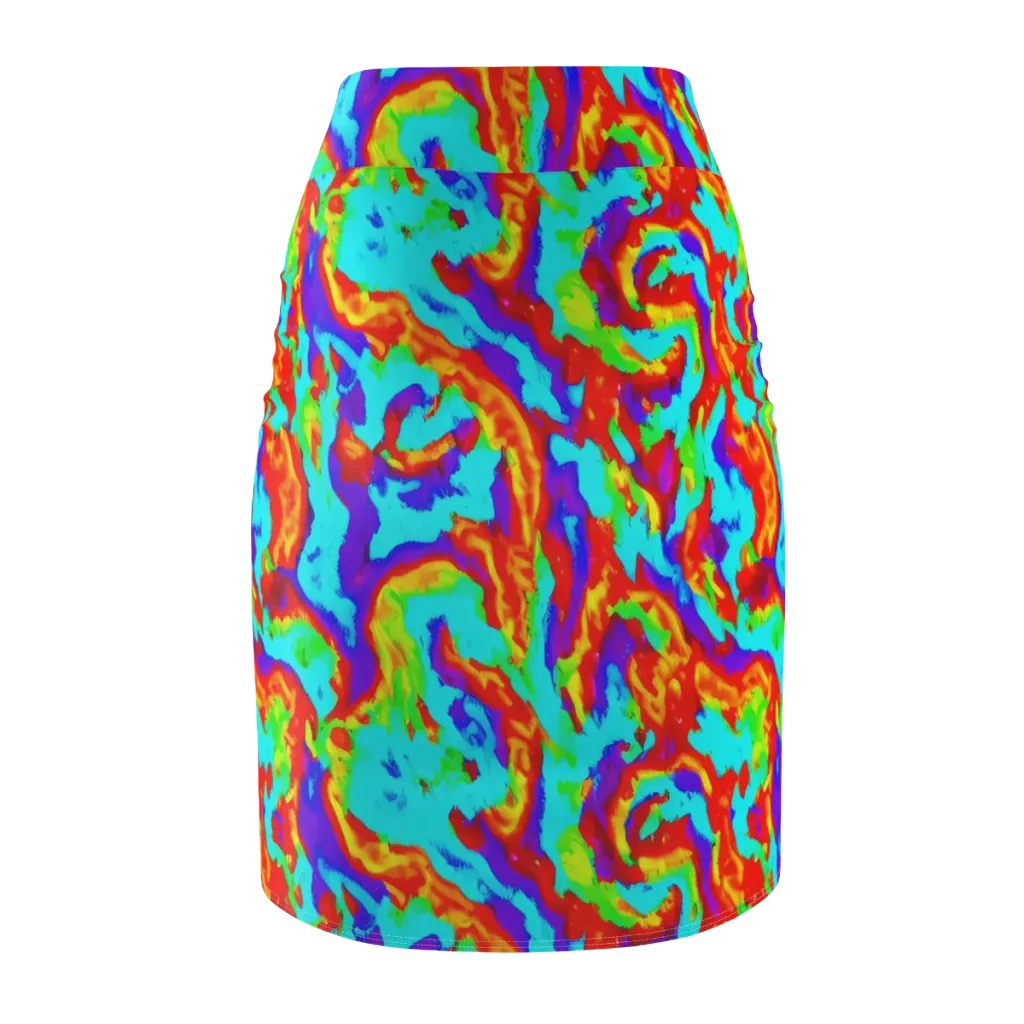 Candy Riot on Pencil Skirt — Back