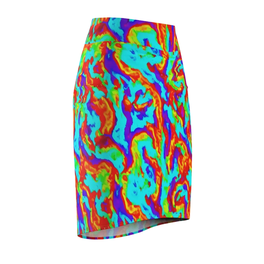 Candy Riot on Pencil Skirt — Front Side
