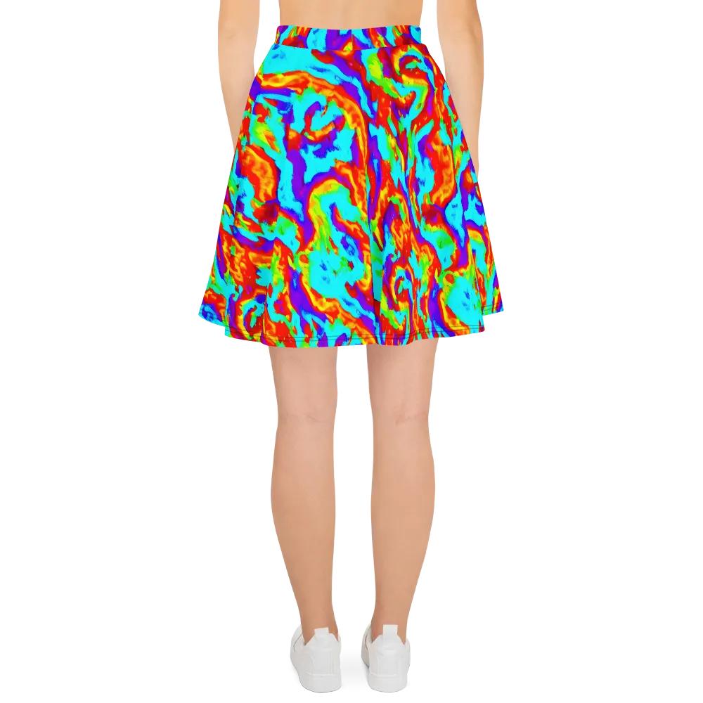Candy Riot on Skater Skirt — Back