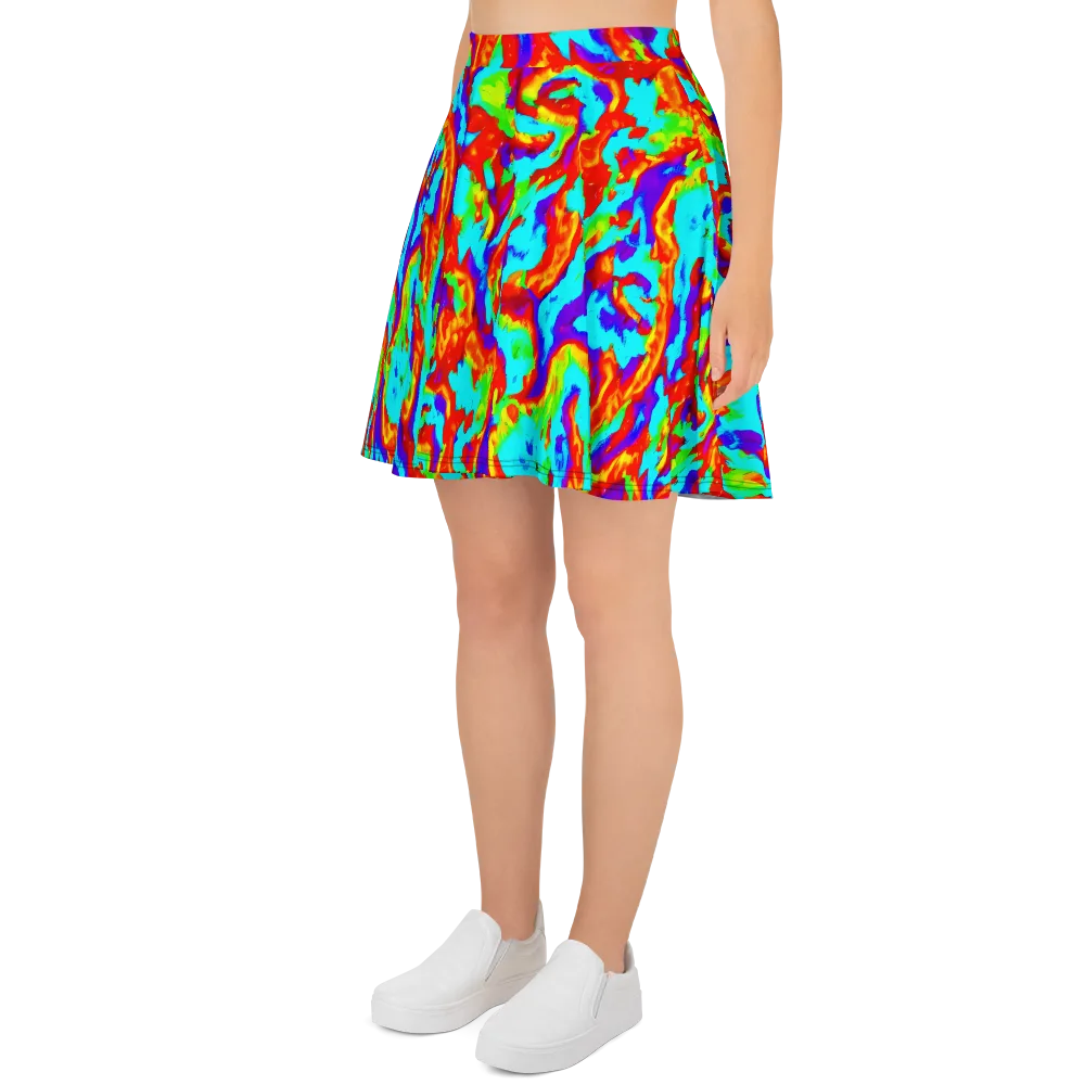Candy Riot on Skater Skirt — Left