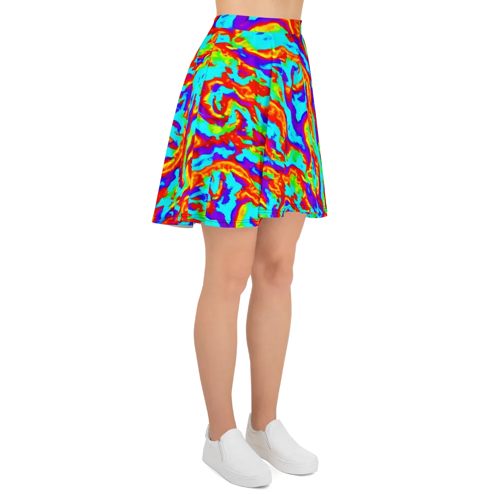 Candy Riot on Skater Skirt — Right