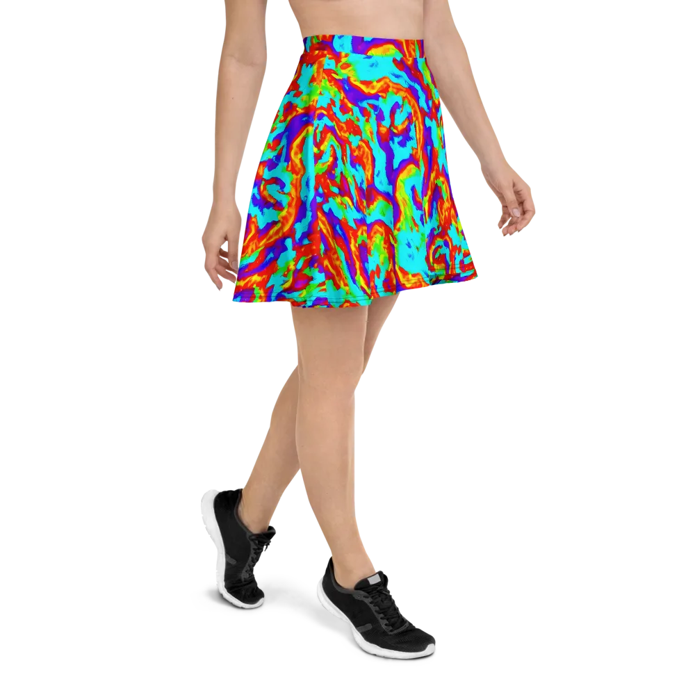 Candy Riot on Skater Skirt — Right