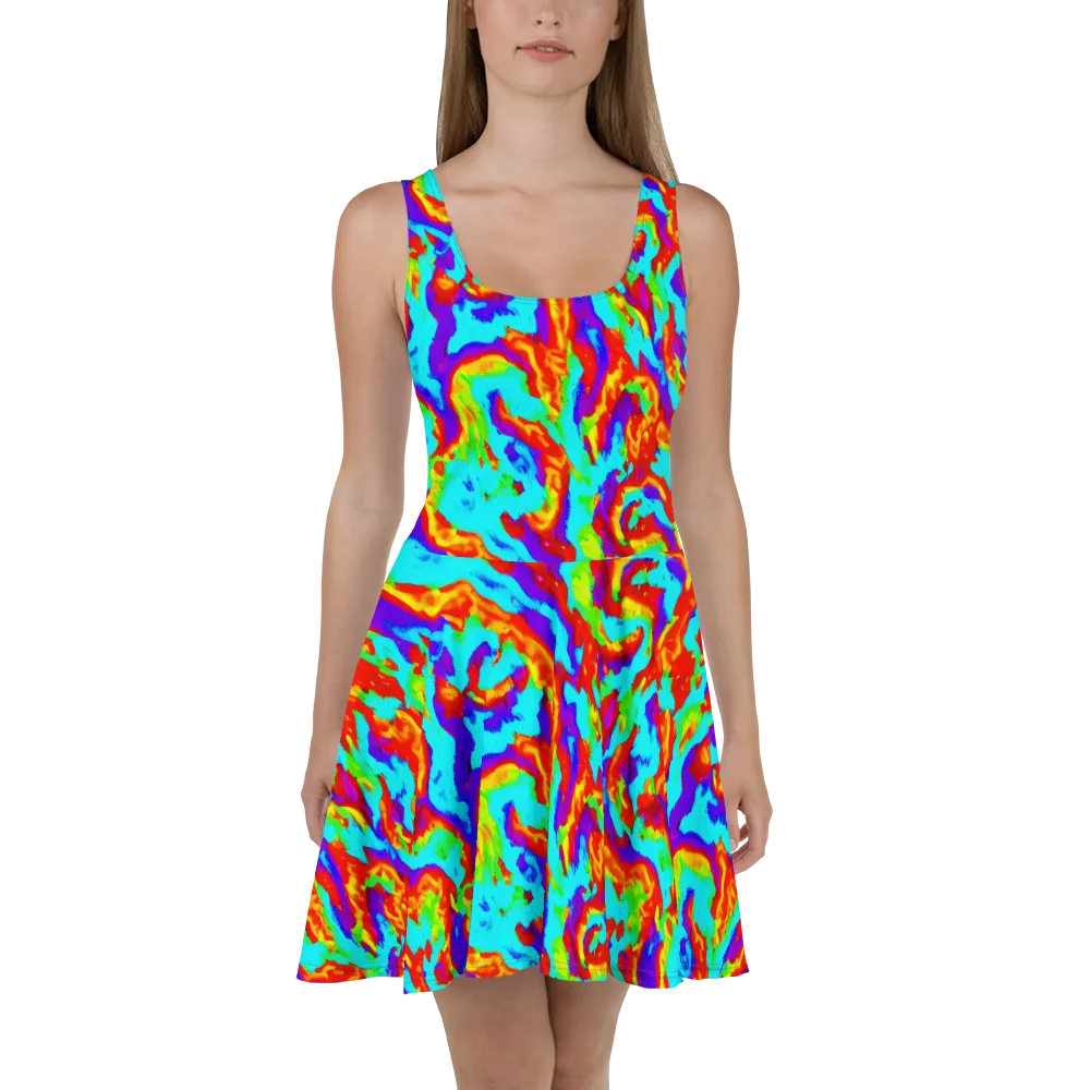 Candy Riot on Skater Dress — Front