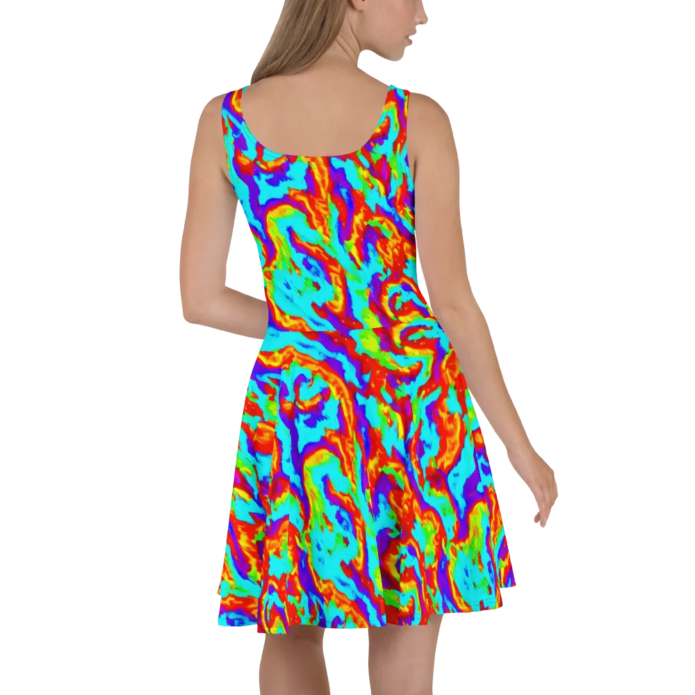 Candy Riot on Skater Dress — Back