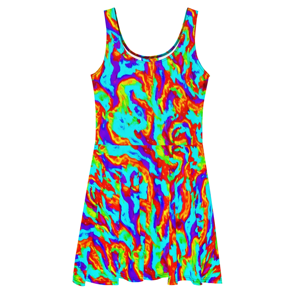 Candy Riot on Skater Dress — Front