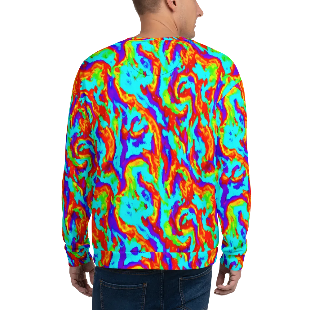 Candy Riot on Sweatshirt — Back