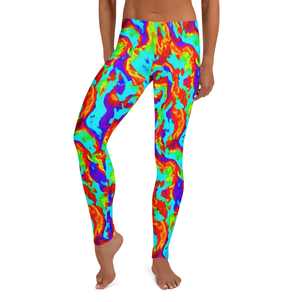 Candy Riot on Leggings — Front