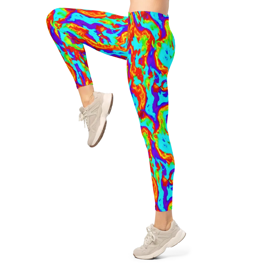 Candy Riot on Leggings — Left