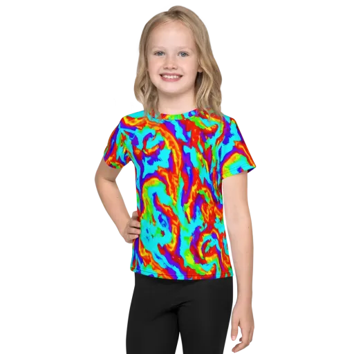 Candy Riot on a Kids Crew Neck T-Shirt