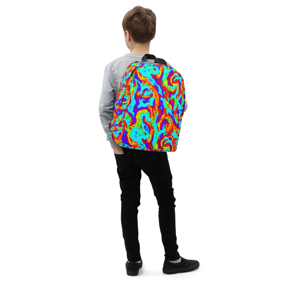 Candy Riot on Minimalist Backpack — Right Front