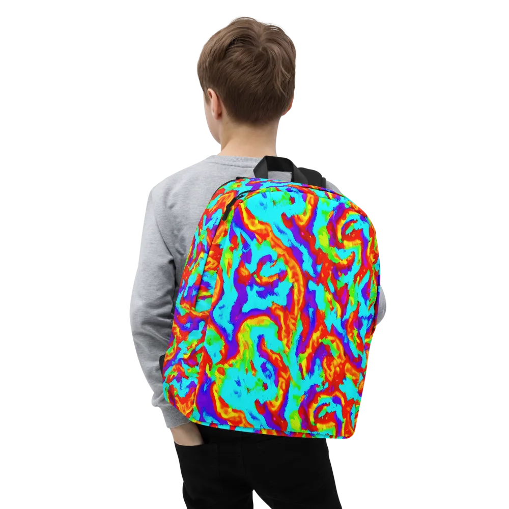 Candy Riot on Minimalist Backpack — Zoomed-in