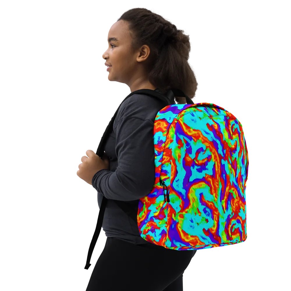 Candy Riot on Minimalist Backpack — Right Front