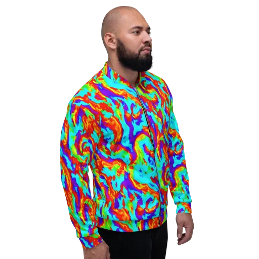 Candy Riot on a Bomber Jacket