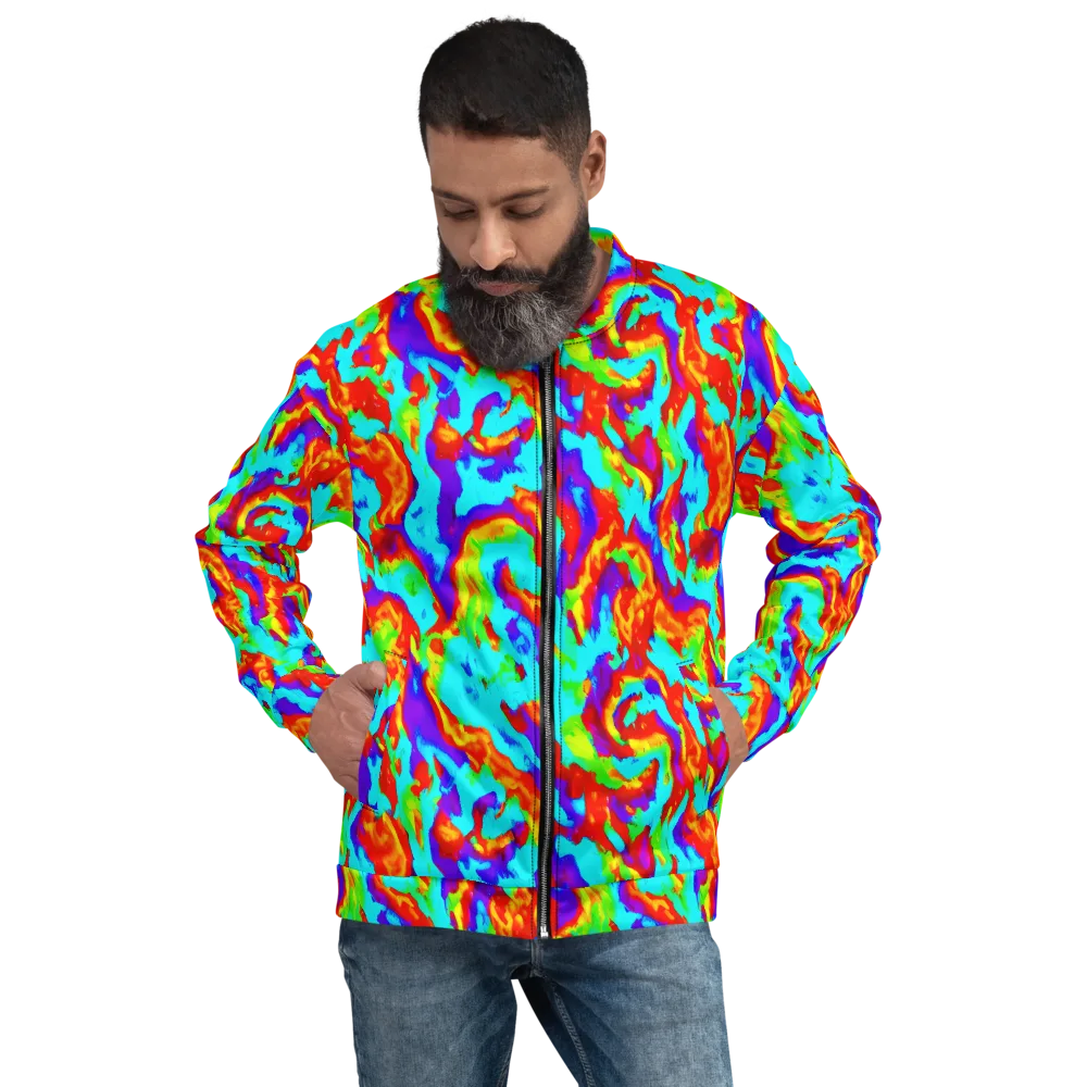 Candy Riot on Bomber Jacket — Front