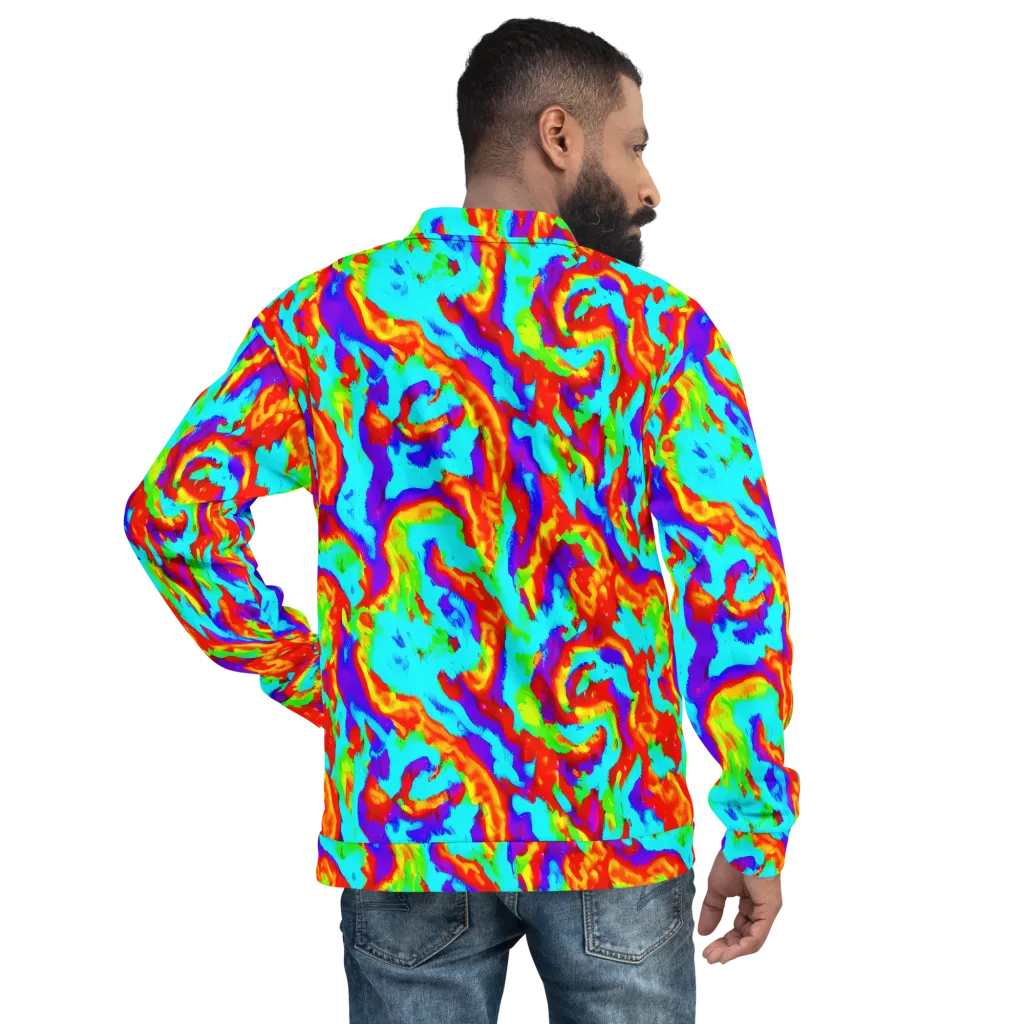 Candy Riot on Bomber Jacket — Back