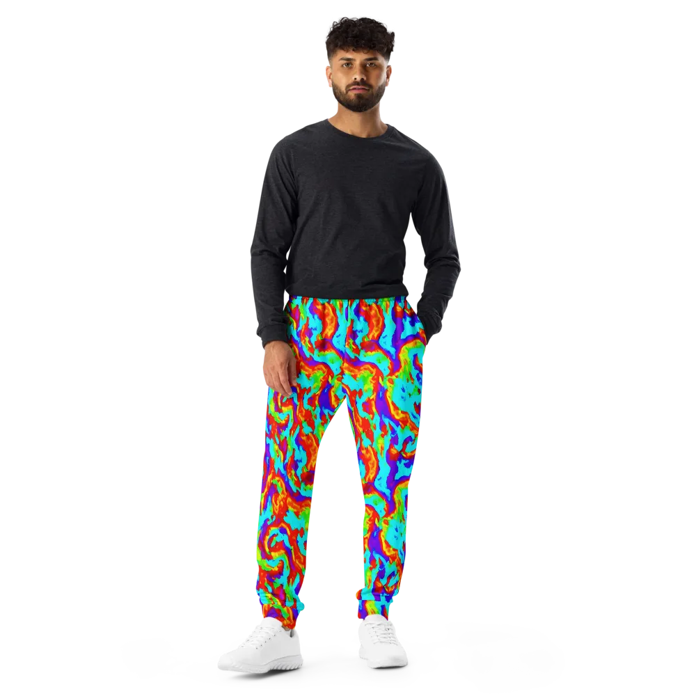 Candy Riot on Men's Joggers — Front