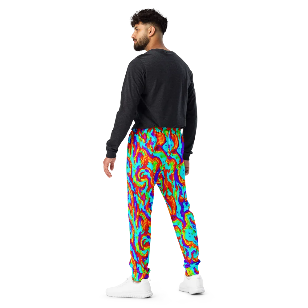 Candy Riot on Men's Joggers — Back