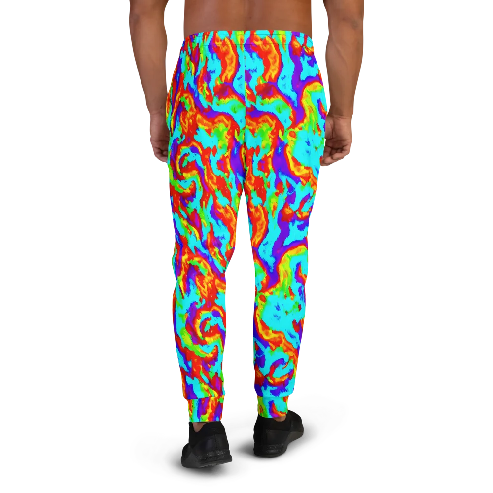 Candy Riot on Men's Joggers — Back