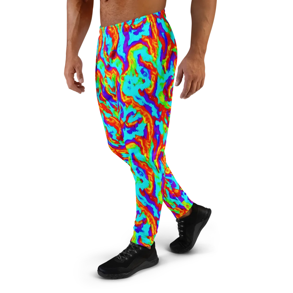 Candy Riot on Men's Joggers — Left