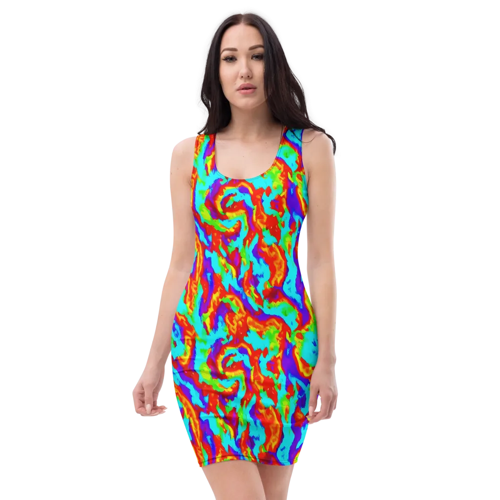 Candy Riot on Bodycon Dress — Front
