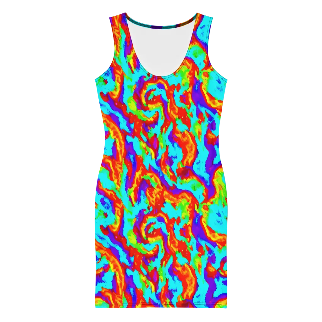 Candy Riot on Bodycon Dress — Front
