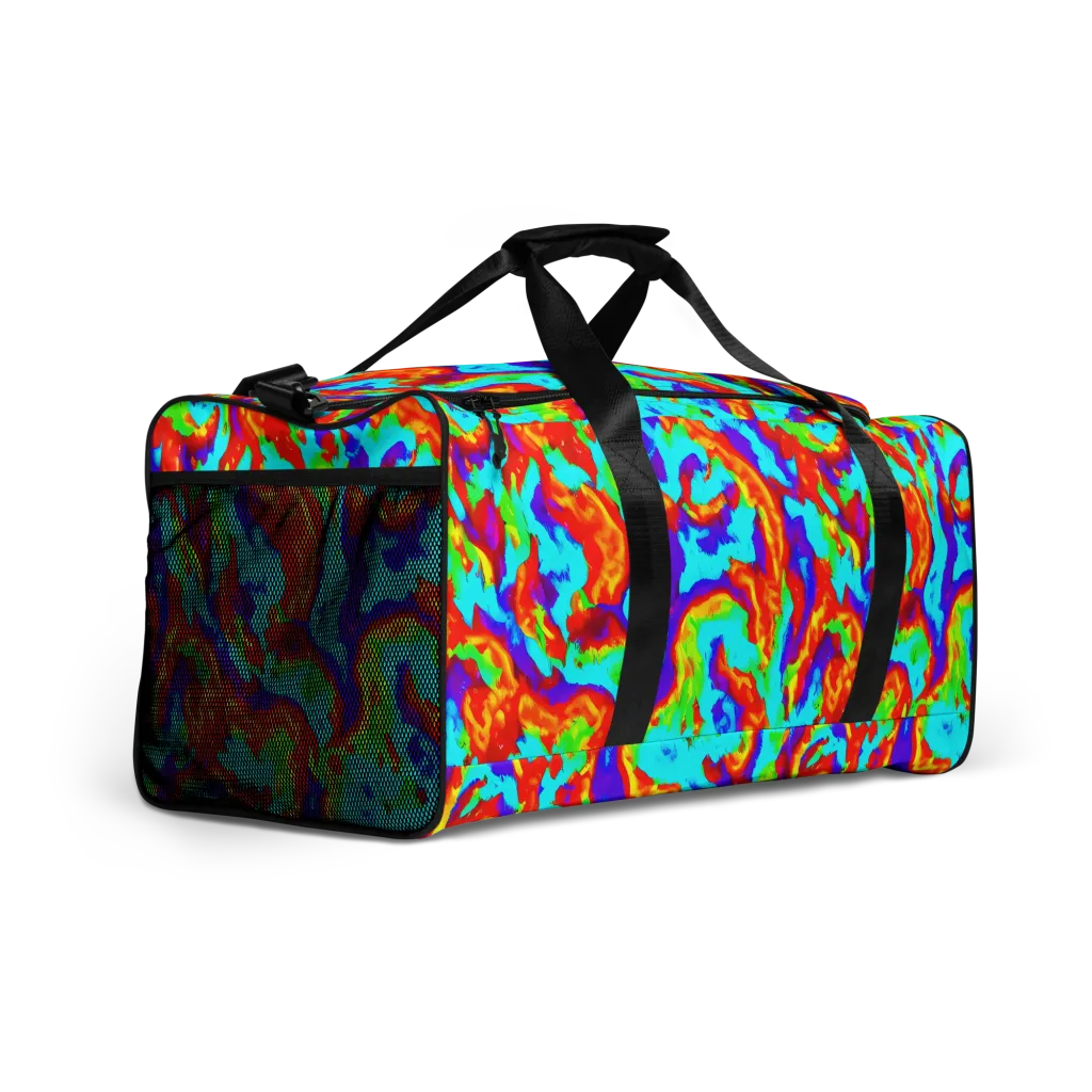 Candy Riot on Duffle Bag — Right Front