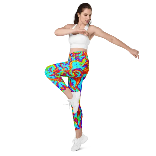 Candy Riot on a Leggings with Pockets