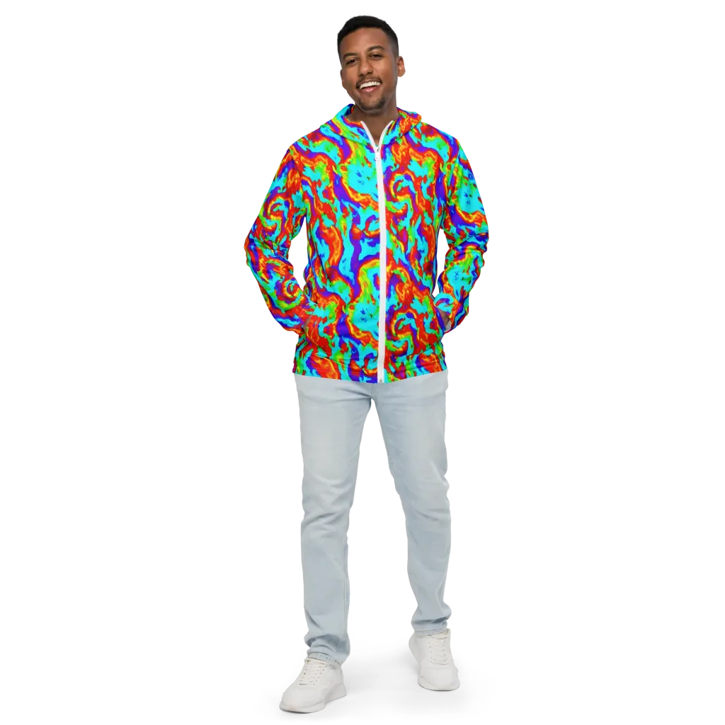 Candy Riot on Men's Windbreaker — Front