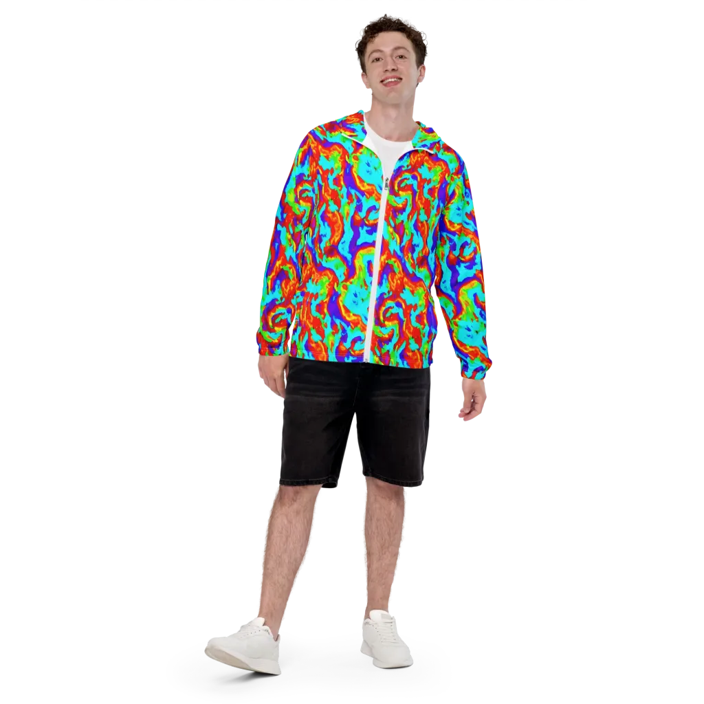Candy Riot on Men's Windbreaker — Front