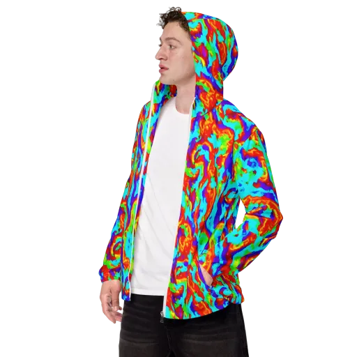 Candy Riot on a Men's Windbreaker