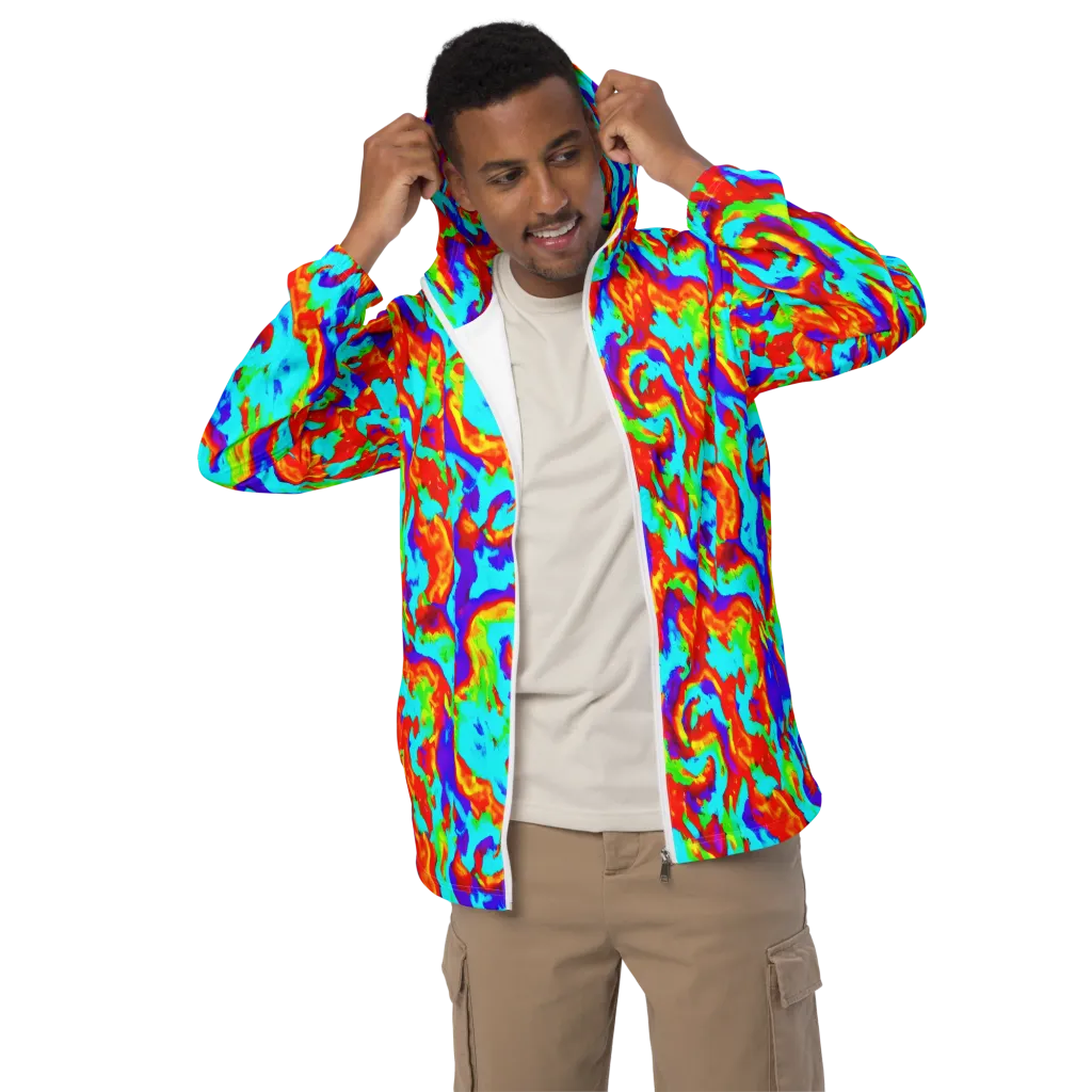 Candy Riot on Men's Windbreaker — Front