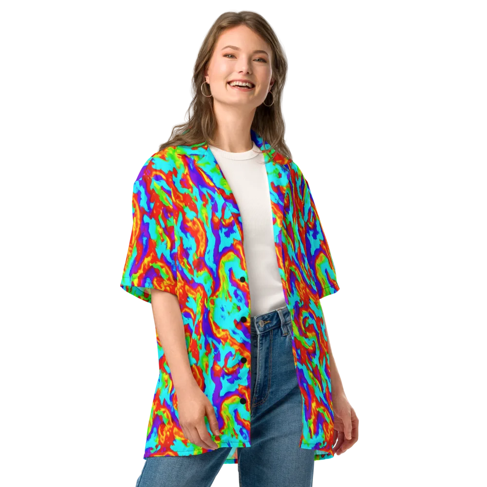 Candy Riot on Button Shirt — Front