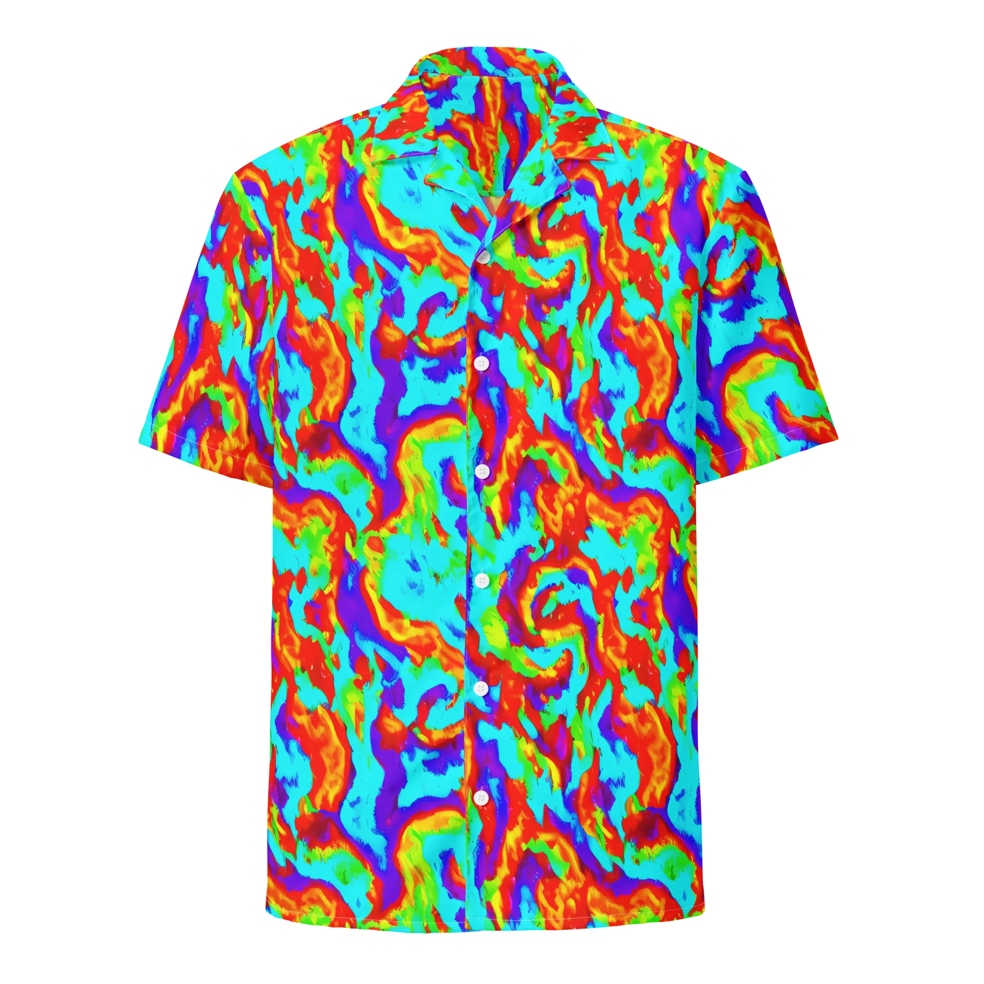 Candy Riot on Button Shirt — Front