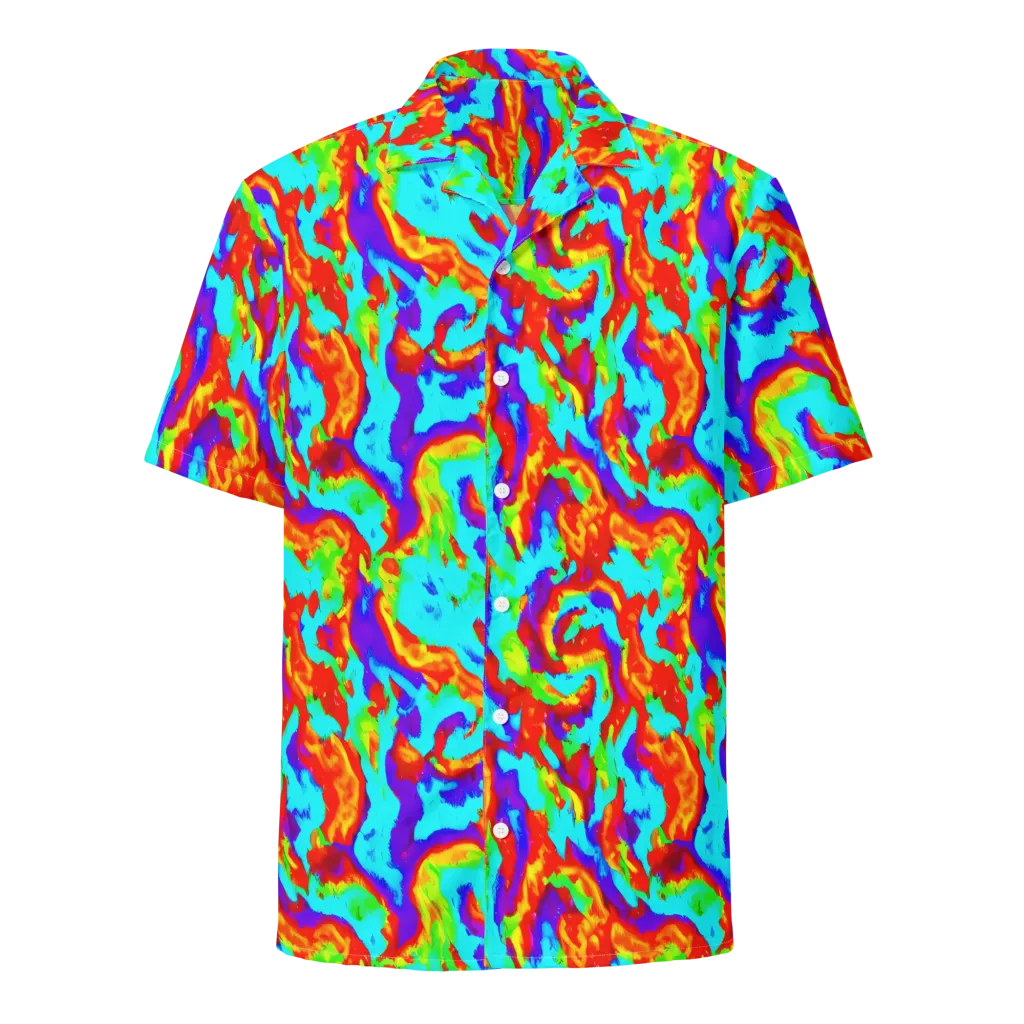 Candy Riot on Button Shirt — Front
